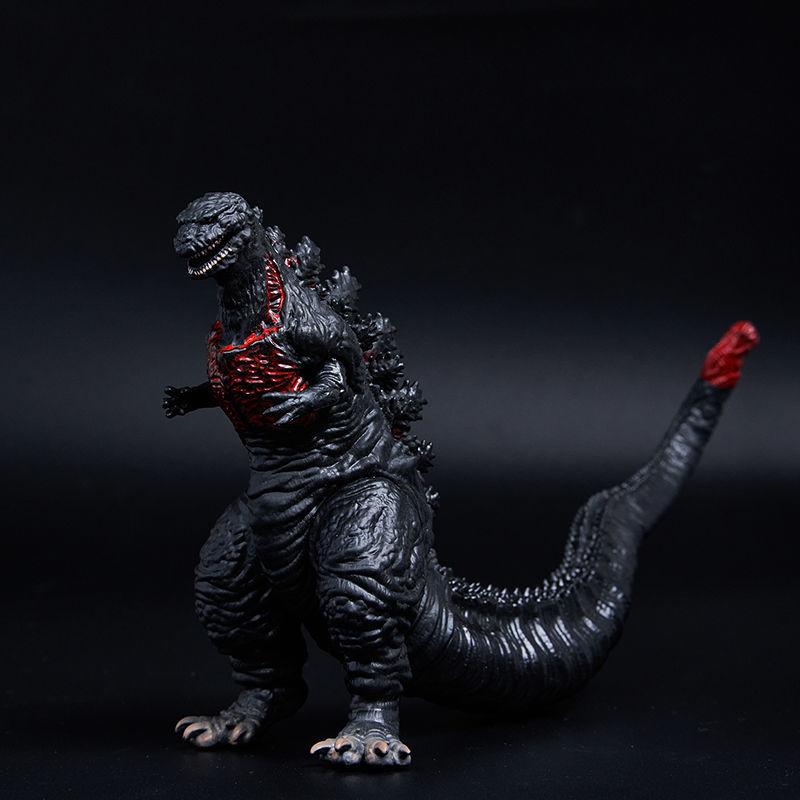 18CM Godzilla VS King Kong 3 Têtes Drago King Ghidorah Gorille Godzilla Colle Souple Figurine d'Action Jouet de Collection