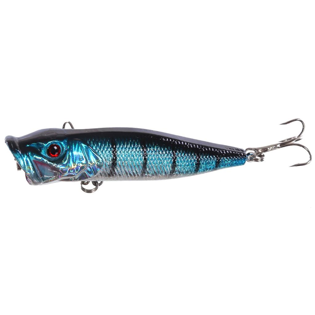 2x 5pcs Popper Fishing Accessories 3 Hard