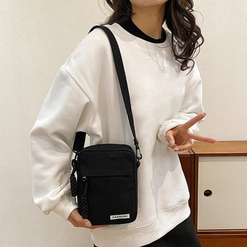 Women's Bag Small Square Bag Diagonal Crossover Oxford Cloth Men's Satchel Fashion Hand Machine Casual Handbags Luggage Bags