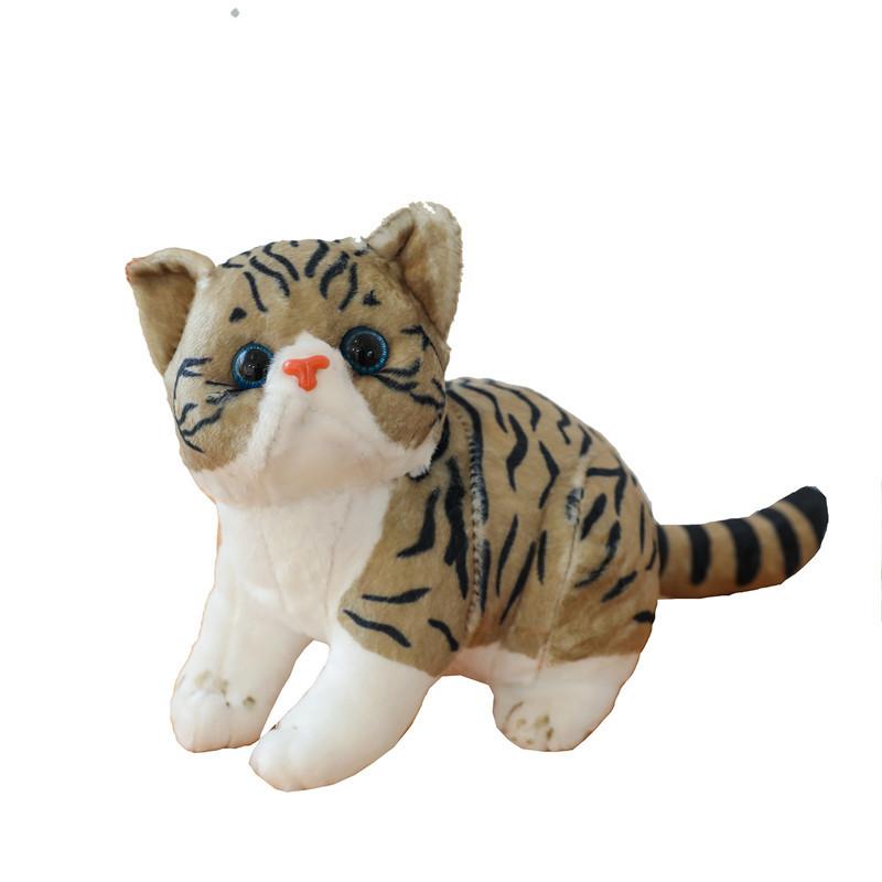 New Simulation Cat Plush Toy Doll Garfield Rag Doll Girl Comfort Gift