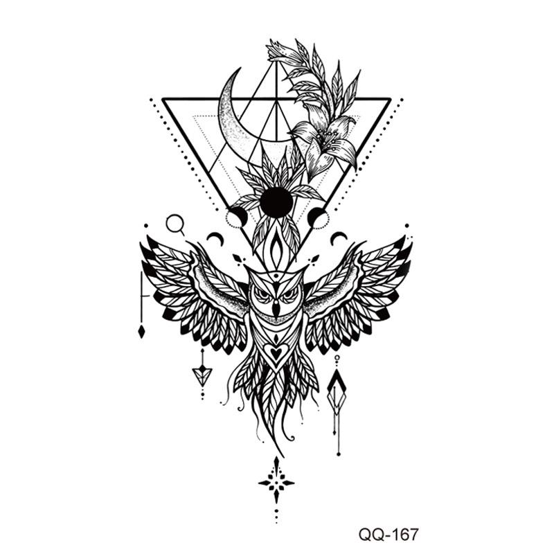 New Style Waterproof Temporary Tattoos: Floral, Butterflies & Lion Designs - Mix & Match Set