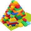WYSWYG Großbaustein Spielzeug - DUPLO/Anpanman Kompatibles Baustein Set (81 Stück + 2 Teller)