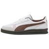 PUMA Indoor Classic Vintage Skateboard Shoes Unisex White Brown 401360-14