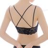 Crisscross Lace Bandeau Cami: Wirefree Bra for Teens with Thin Straps