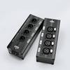 Professional 4 Port XLR Over Ethernet Converter For Noise Less Auditory Transmission Auditory Extender