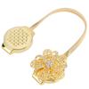 Retractable Magnetic Flower Curtain Clip Buckle Belt Holder Tie Belt Accessories Home Golden