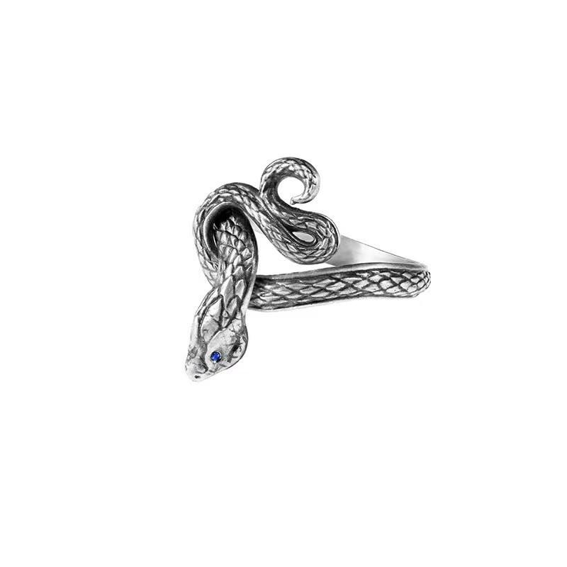Dark Soul Ring Gierige Schlange Ring Herren Offener Ring
