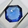 Natural Blue Sapphire Loose Gemstone 8.50 Ct Square Cut Earing Size September Birthday Birthstone