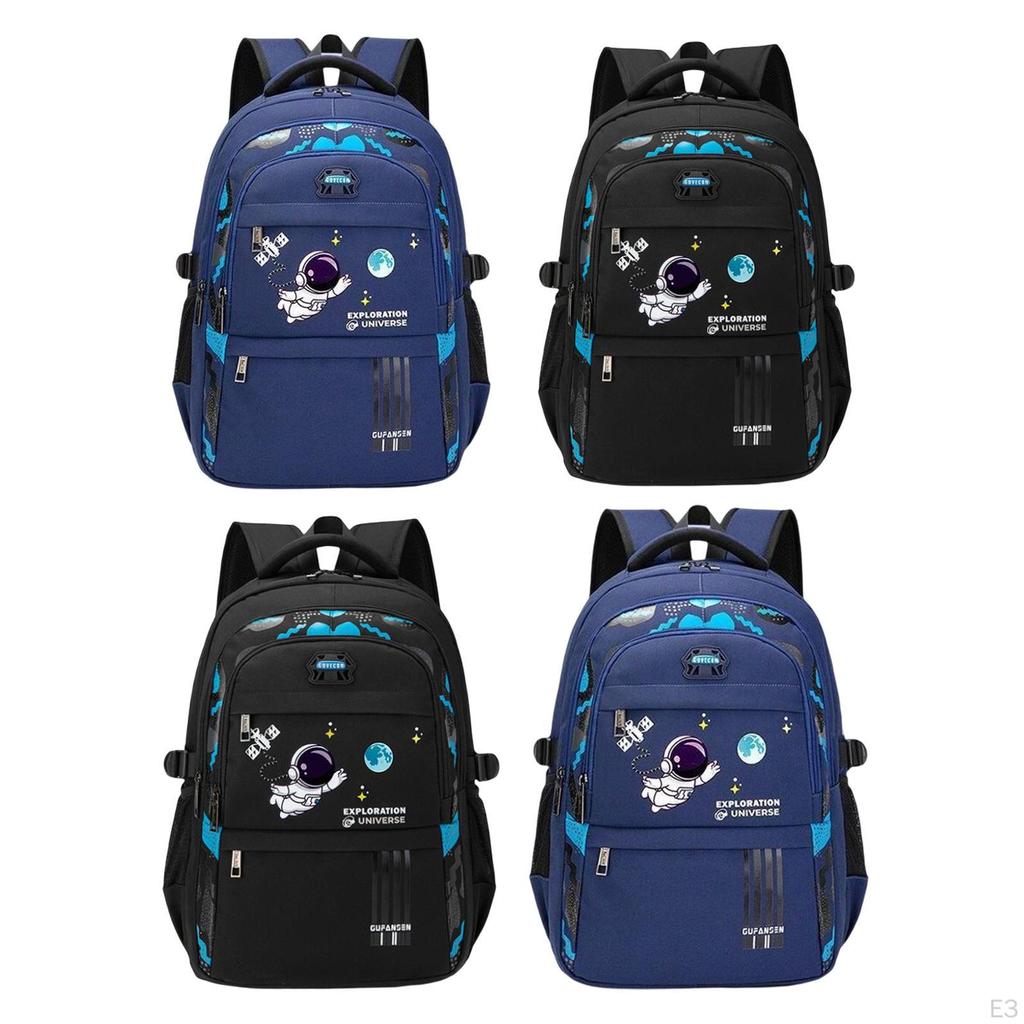 Astronaut Kids Backpack Padded Shoulder Straps Schoolbag Boys School Bag for Primary