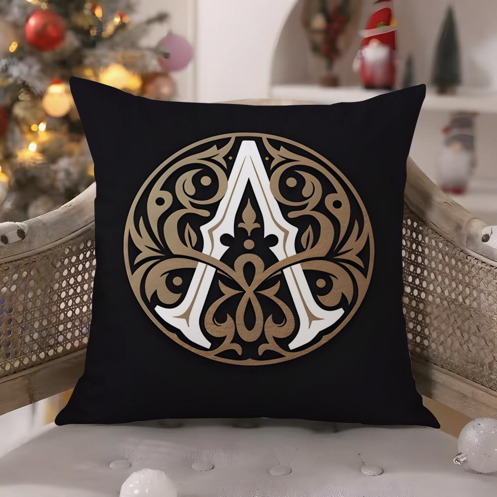 Simple Letter Design Au Pillow Case Comfort Sofa Bed Silky Elegant Invisible Zipper Decorative Cushion Cover