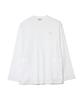 Nontaib Woven Pocket L/S T-Shirts (White)
