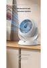 Compact Multi-Functional USB Tabletop Air Circulation Fan for Home and Office