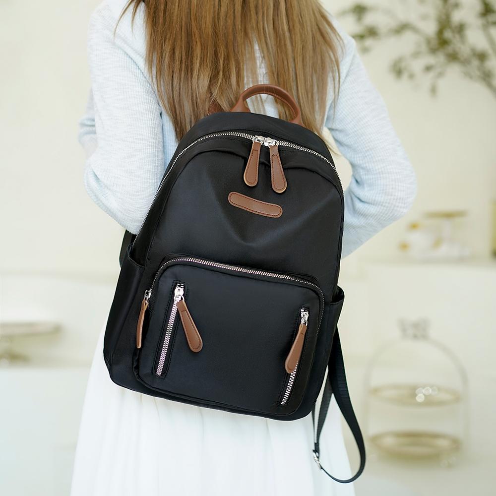 Lightweight Backpack Women's Schoolbag Oxford Travel Bag