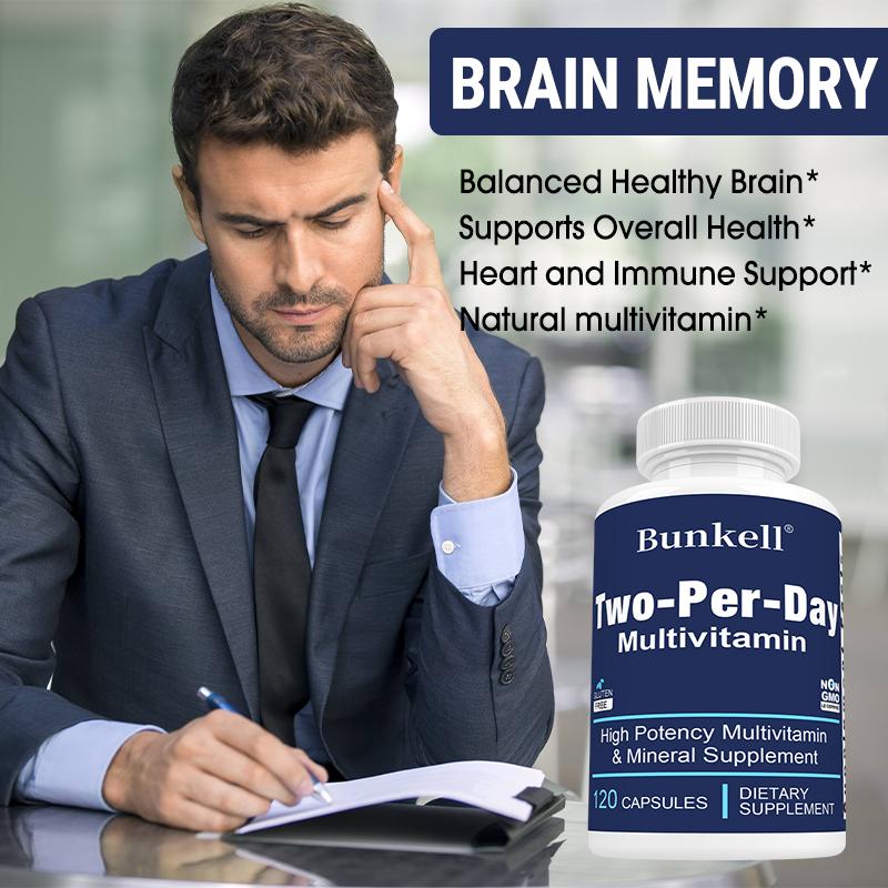 High Potency Multivitamin Mineral Dietary Supplement, 120 Capsules Per Bottle