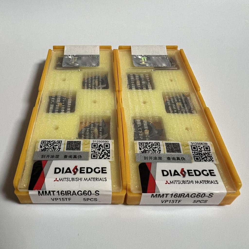 MITSUBISHI / MMT16IRAG60-S VP15TF / Carbide CNC Blade 10 Pcs
