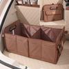 Oxford Fabric Storage Box Household Clothes Organizer Foldable Car Trunk Storage Container Home Auto Use