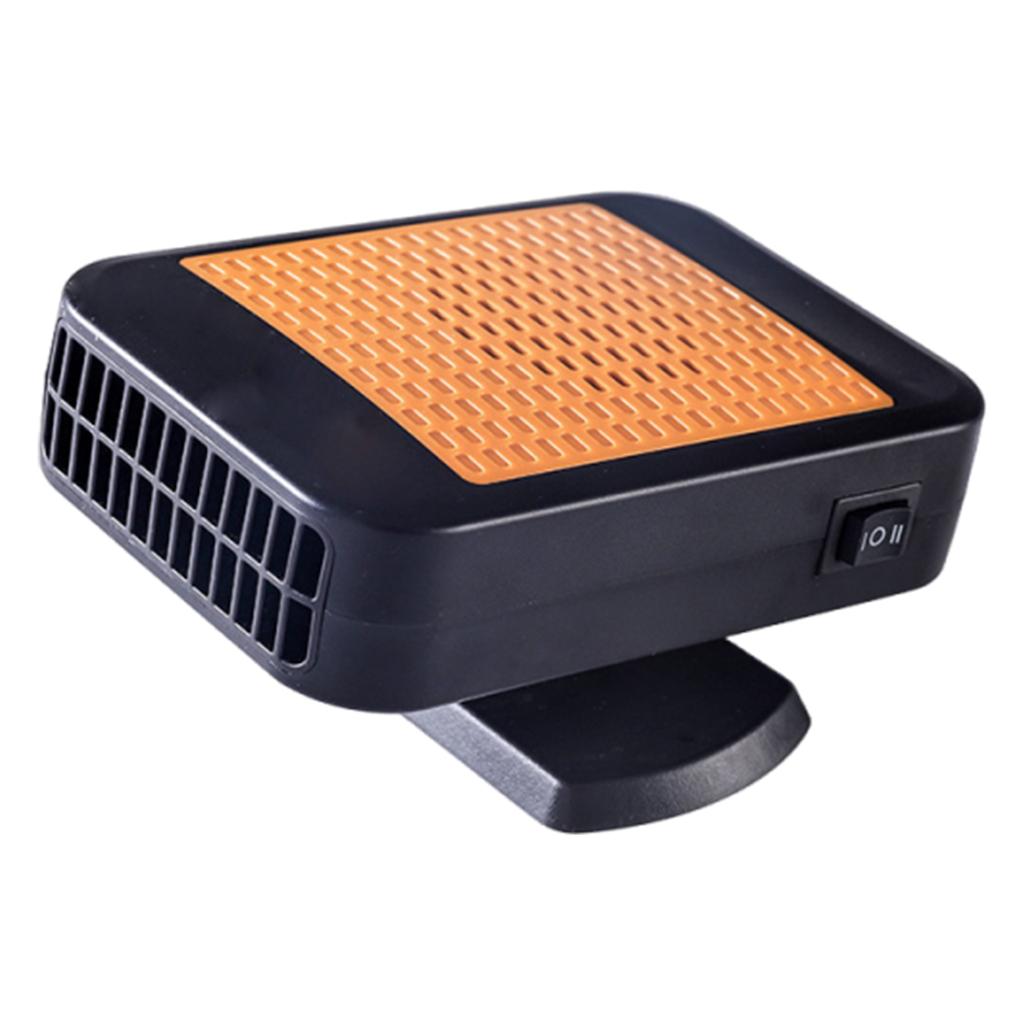 12V Small Auto Heater Cup Multi-Purpose Windshield Defogging Fan Lightweight Portable Windscreen Defroster for Car Truck