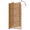 Garden Gate 100 X 175 Cm Weatherproof Steel Leaf Design