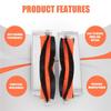 AEE4-For Xiaomi Mi Robot Vacuum-Mop 2 Lite / Pro / MJSTL / MJST1SHW Robot Vacuum Spare Parts Main Side Brush Hepa Filter