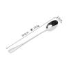Korean-Style Stainless Steel Long Handle Spoon for Coffee, Soup, or Honey