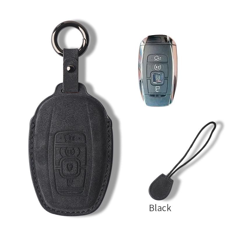 Interior Mouldings For Ford Raptor F150 Edge Fusion Mustang Explorer F150 F250 F350 Mondeo Suede Car Key Case Cover Protector Sh