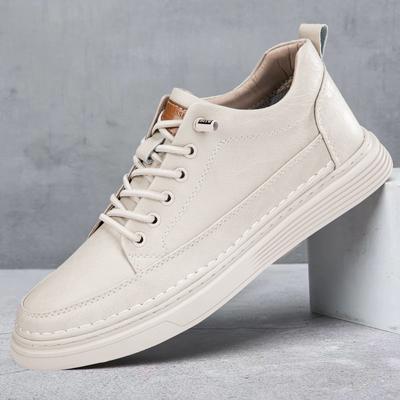 Trendy Brand Men's Casual Shoes Thick Soled Oxford Shoes Outdoor Work Shoes Men's Elevated Shoes Hollowed Out Sports Shoes
