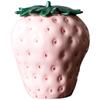 Handmade Ceramic Strawberry Tea Caddy: Moisture-Proof Mini Black Tea Storage Jar