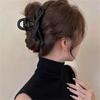 Matte Hair Clips Vintage Ribbon Bow Hair Claws Crab Headwear Hairpins Shark Ponytail for Women Hair Accessories Barrettes