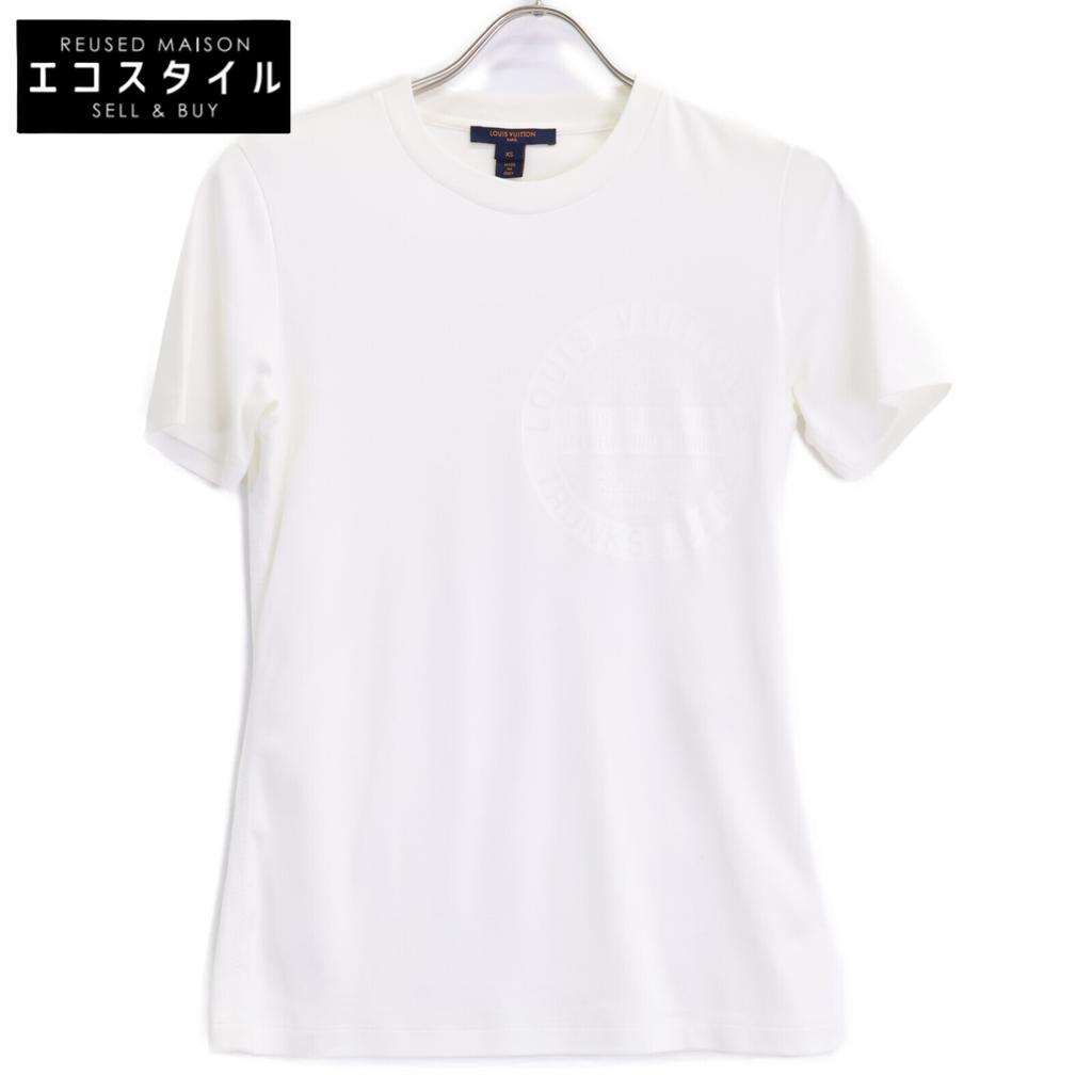 Louis Vuitton 2019 FGTS15 White LV Stamp T-shirt Tops XS whiteUsed