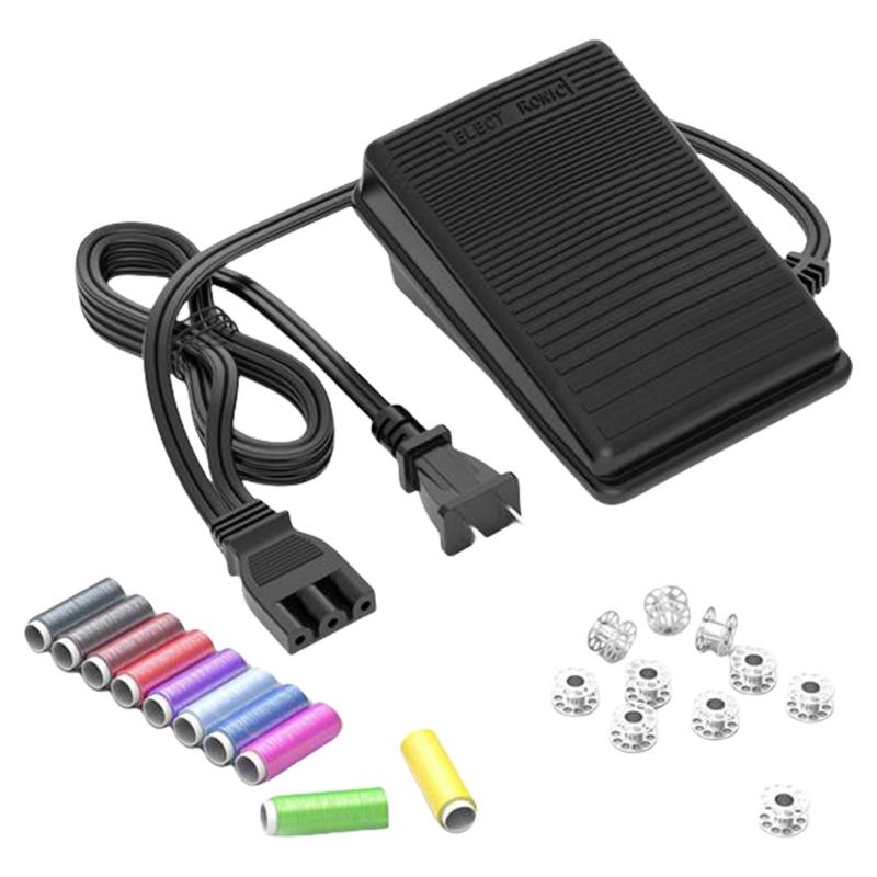 Practical Sewing Machine Pedal with Adjustable Speed Sewing Pedal Plastic Texture for Creative Projects and Repairs 1