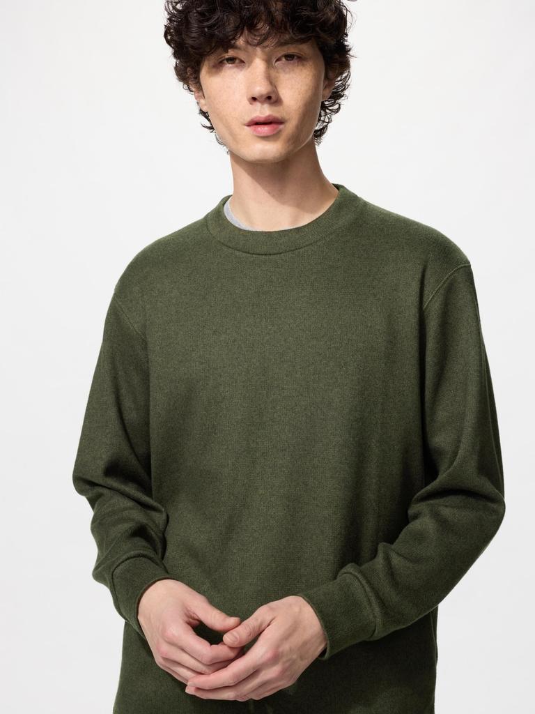 Uniqlo SofT KniT Fleece Crew Neck T