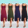 Damen Midikleid für den Sommer mit elegantem ärmellosem Design und String-Stil**