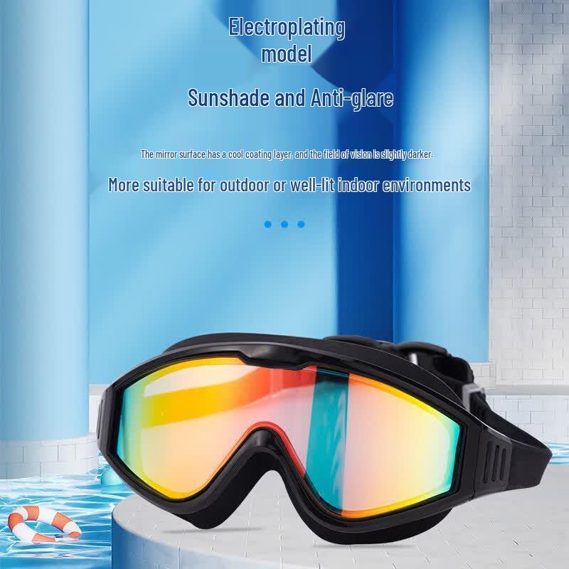 Yuzhan Adult Large Frame Anti-Fog Swimming Goggles