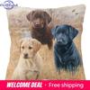 German Shorthaired Pointer Dog Yellow Labrador Cushion Cover Home Decorative Sofa Throw Pillow Case