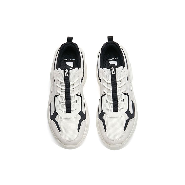 Anta Comfortable Sports Shoes With Shock Absorption And Slip Resistance Women Sneakers White Black 122238887-2
