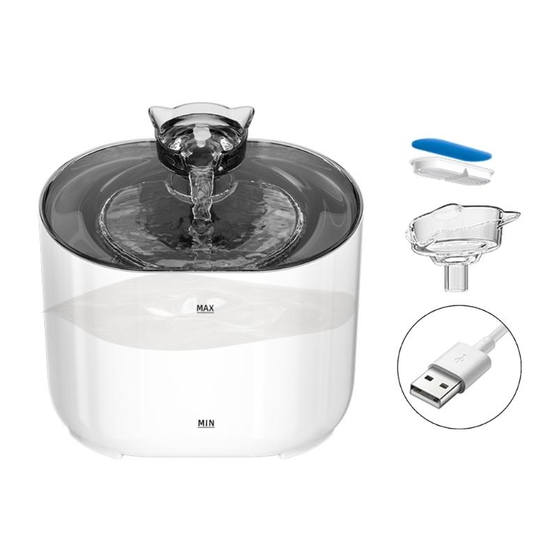 Cats Water Fountains Automatic Dogs Pet Drinking Mute Water Dispenser Large Capacity Quiet Automatic Fountains