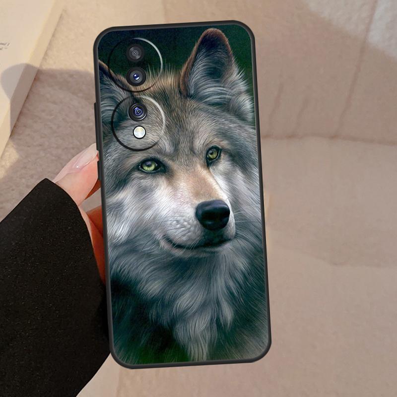 Wolf For Honor Magic 7 Lite 6 5 V5 Case For Honor 400 200 Pro 90 70 50 X8a X8b X9a X9b X9c Cover