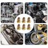 M12mm X1mm Metric Nuts Cylinder Fittings Silver Unions Master 3/16' Pipe Brake Cable Connector Condition