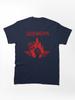Fist Holding Fork and Fire Flame Classic Unisex T-Shirt