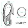 TISUR Titanium Carabiner Bottle Opener Keychain, Men's, Stylish Key Ring,