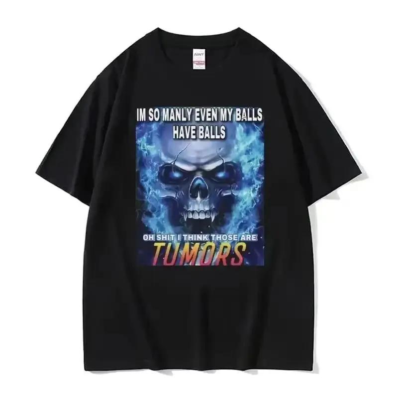 Gothic Retro T-shirt Autism Funny Skull Fan Autism Pattern T-shirt Punk Y2K Short Sleeve Suitable for Both Men Women Oversize