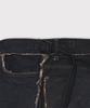 Maineoseu Slash Seam Twist Cargo Jeans(Persimmon Tangy Dyed) - Dust Indigo