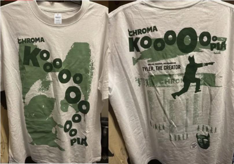 

Tyler The Creator Chromakopia Tour 2025 Официальная концертная мерч-футболка Ограниченный выпуск Унисекс Футболка XXXL