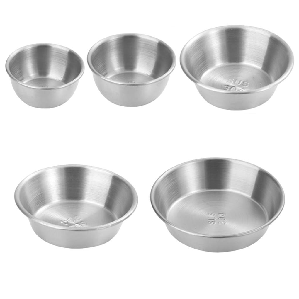 Stainless Steel Condiment Sauce Cups Durable And Easy To Clean Multifunctional