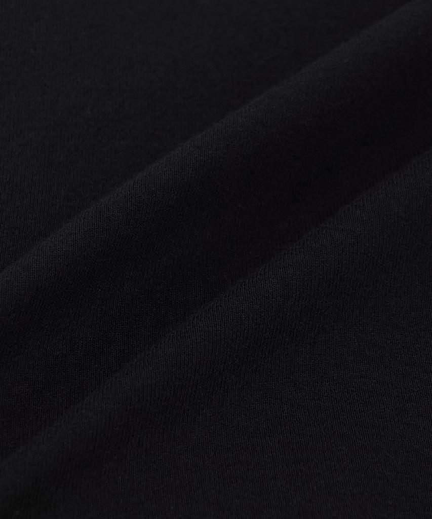 Emelbi Women'S Basic Slim Semi-Crop Square Neck Long Sleeve T-Shirt La (Black)