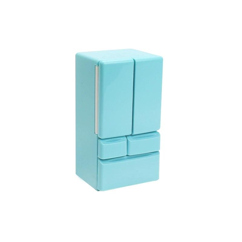 Non-Toxic 1Pcs Playhouse Toys 1: 12 Doll House Cartoon Mini Refrigerator Miniature Food Play Kitchen Scene Pocket Furniture Model