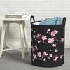 Laundry Collector Cherry Blossom Flower Plant Foldable Laundry Basket Home Organizer Baby Washing Basket Home Organizer