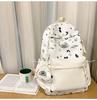 New schoolbag, high-aesthetic Japanese-style Instagram-worthy fresh sweet cute butterfly backpack, lightweight backpack for middle and high school 