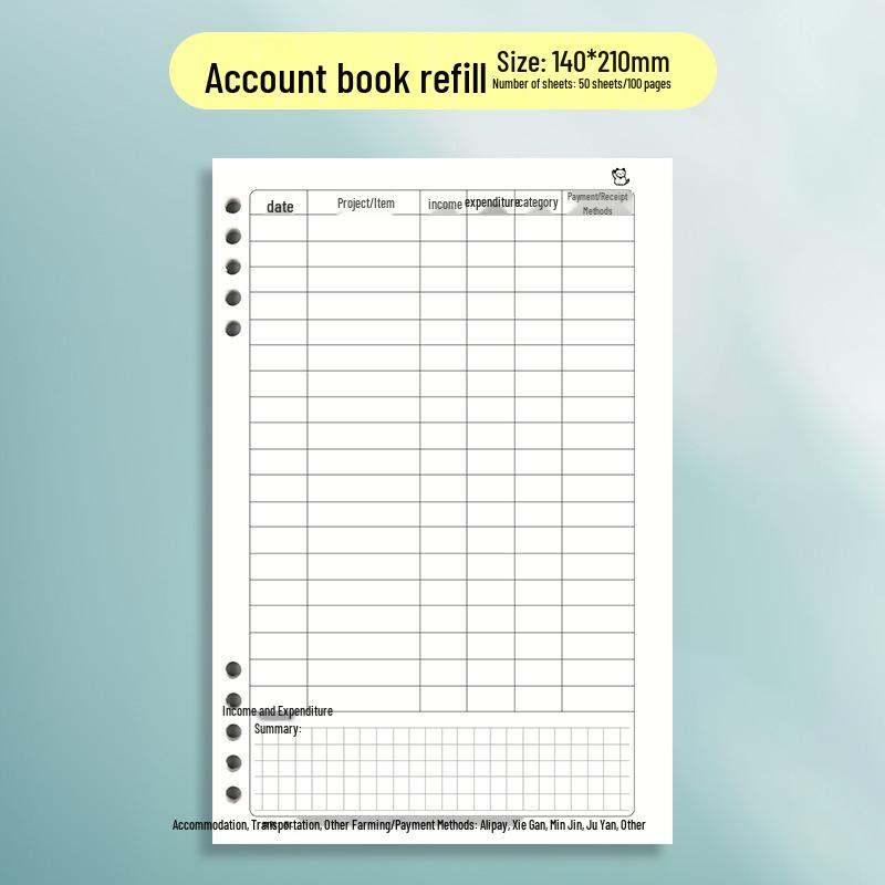 Family Financial Management Diary: Daily Expense and Cash Account Notebook.