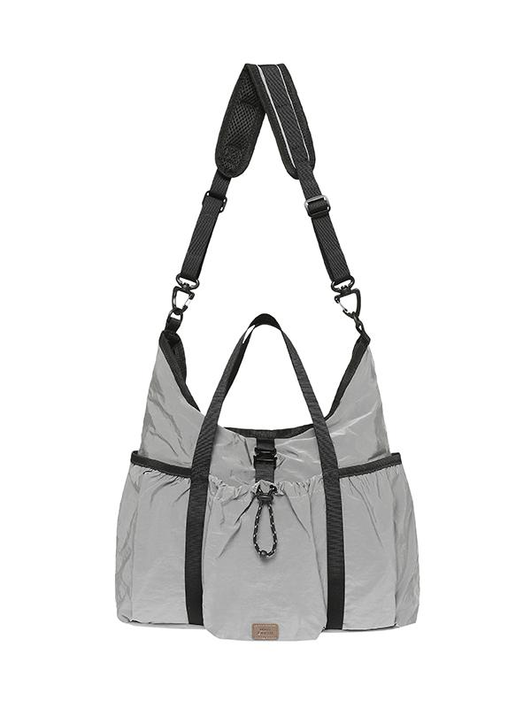 Bibissieoseu Light String Pocket Shoulder Bag_Grey